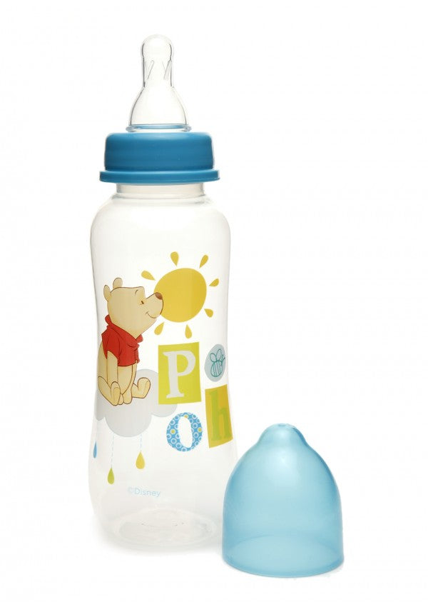 Disney Winnie The Pooh Baby Boy Feeding Bottle 250ml - 2 Pack x 2 - Blanket Babies