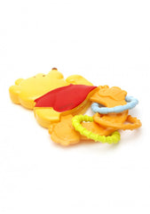 Disney Winnie the Pooh Orange Rattle Teether - Blanket Babies