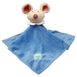 Mouse Cuddle Rug - Blue - Blanket Babies