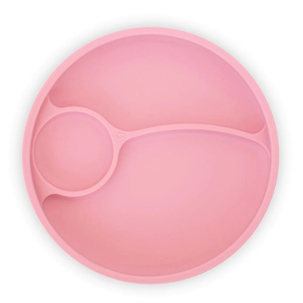 Pink Divided Suction Plate by Bright Berry - Blanket Babies