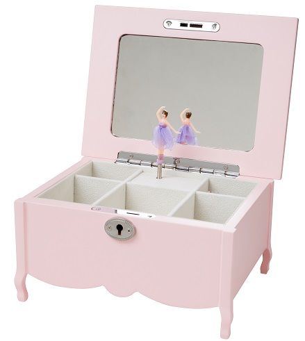 Ballerina Music Pink Pavlova Jewellery Box with Legs - Blanket Babies