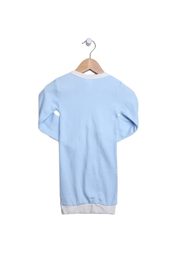 Long Sleeve Nightgown Blue color - Blanket Babies