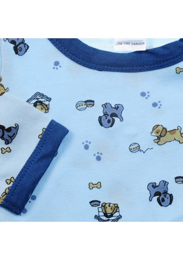 Full Sleeve Onesie With Puppy Print - Blanket Babies