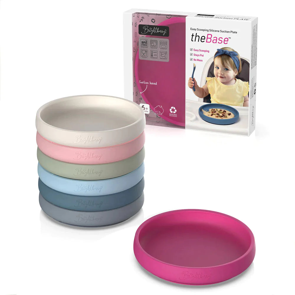 Sage Easy-Scooping Suction Plate by Bright Berry - Blanket Babies