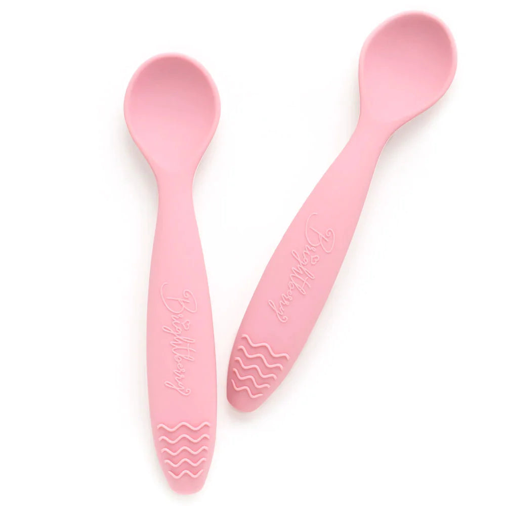 Sage 2-in-1 Silicone Spoons and Teether by Bright Berry - Blanket Babies