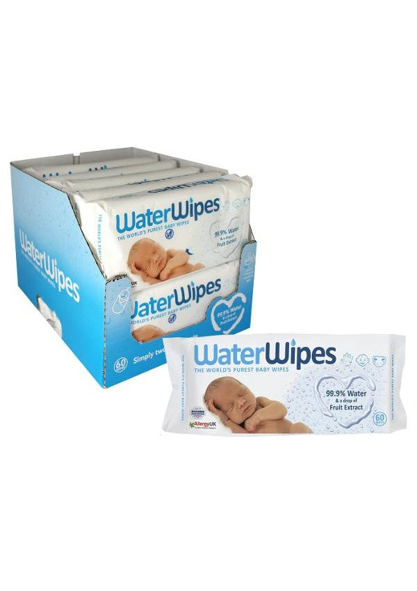 WaterWipes Fragrance Free Sensitive Skin 60 Baby Wipes - Blanket Babies