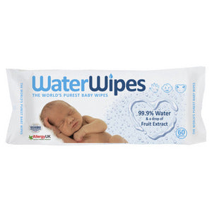 WaterWipes Fragrance Free Sensitive Skin 60 Baby Wipes - Blanket Babies